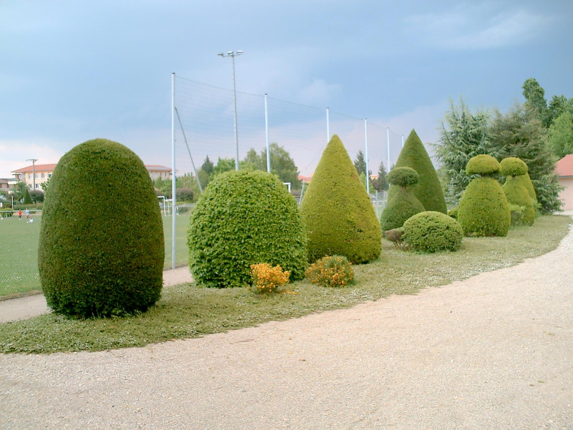 Le travail des jardinier du village